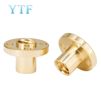 

M8 TR8 T8 4mm Trapezoidal Screw for Supporting All the Copper Nut Stepper Motor Guide screw for 3D Printer Lead Screw