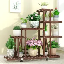 Двухслойная деревянная подставка для цветов, деревянный маленький велосипед, двухслойный Настольный цветочный горшок для вождения в помещении, современный