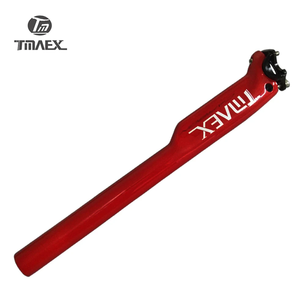 Red Paint Glossy Carbon Seat Post Mtb/road Bike Seat Post 27.2/30.8/31.