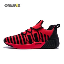 ONEMIX Warm Winter Outdoor Sport Sneakers Unisex Running Shoes Thicken Women Tranier Shoes Top Tranier Shoes Men Jogging Shoes