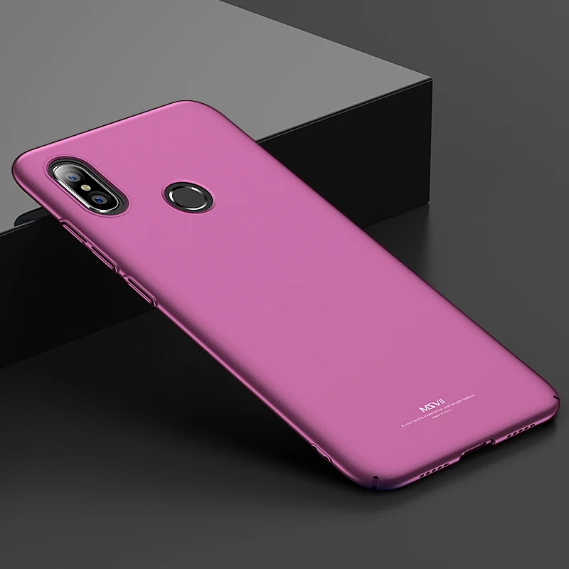 Чехол для Xiaomi Mi 8 чехол MSVII Pro Жесткий из поликарбоната Lite матовый чехол-накладка Mi8
