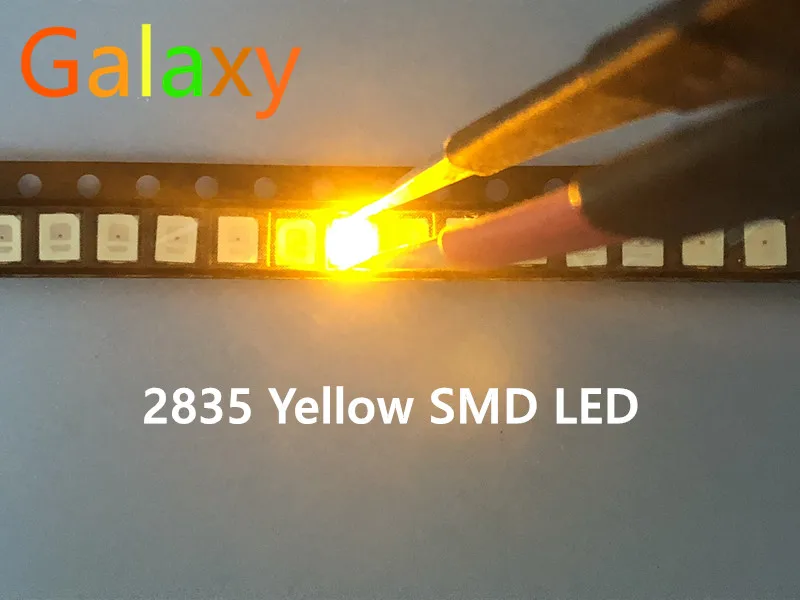 SMD LED 2835 желтый 0 2 Вт 6 В 580 590NM PLCC SMD/SMT в 3 5*2 8*0 8 мм 60Ma 3528 led 200 шт.|Подвесные лампочки| |