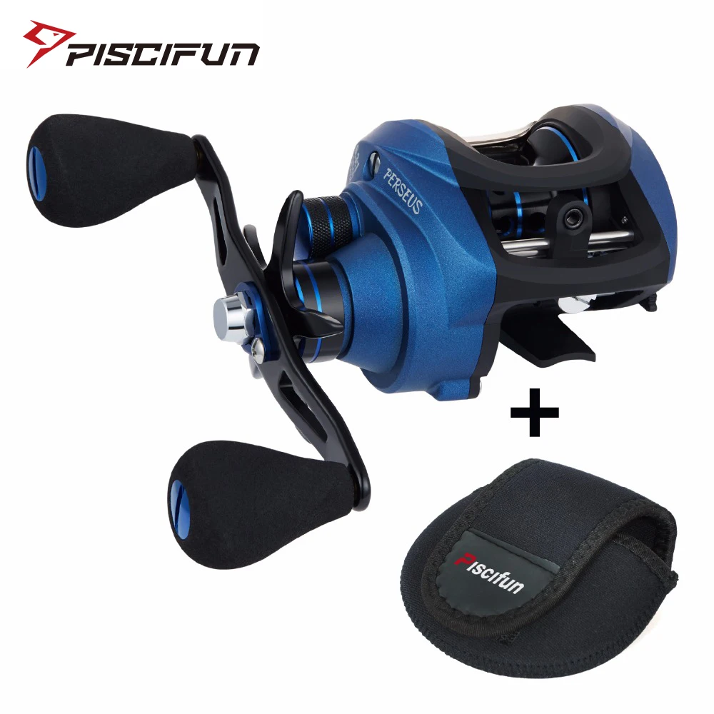 Piscifun Персей двойной Тормозные системы Baitcasting катушка 8.4 кг перетащите морской