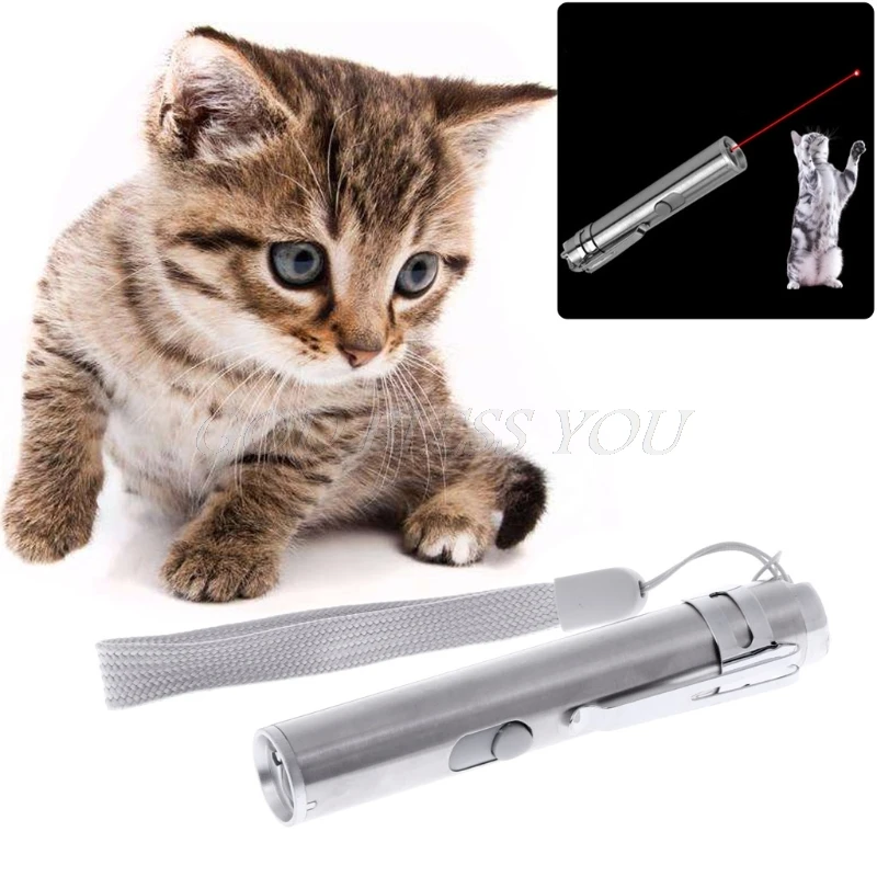

3 in 1 Cat LED Chase Toys Laser Pointer Pen USB Rechargeable Flashlight Pen Cat Training Behaviour Aids