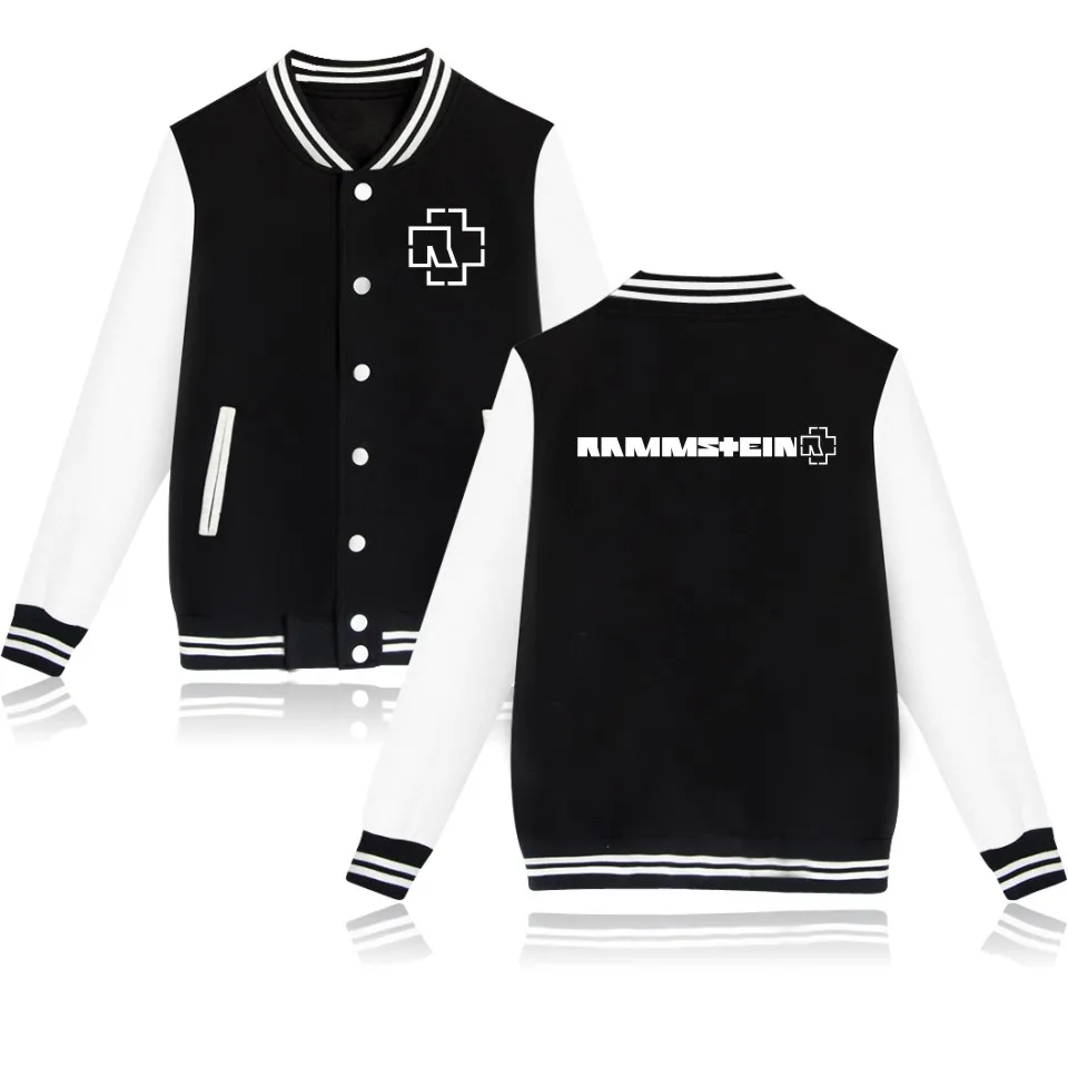 Rammstein Punk Style font b Women b font Baseball Coat font b Jacket b font in