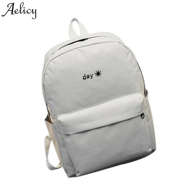 Aelicy женская сумка 2020 простая Холщовая Сумка рюкзак на плечо школьная mochila feminina