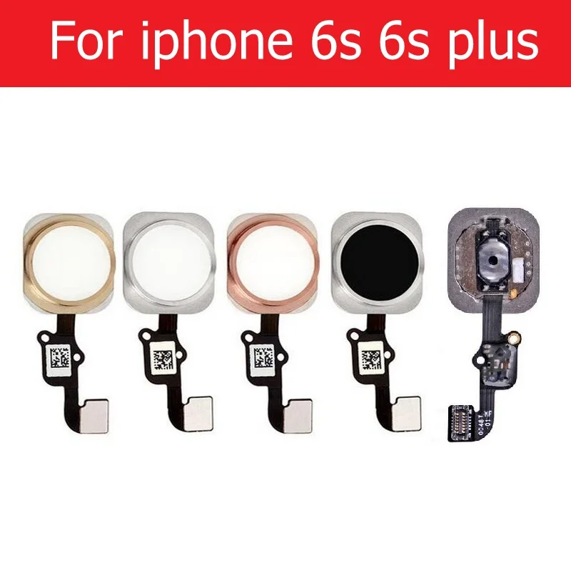 WEETEN Главная кнопка гибкий кабель в сборе для iPhone 5S, SE 6 6s Plus 5 цветов экран на Contral гибкий кабель Замена телефона ремонт