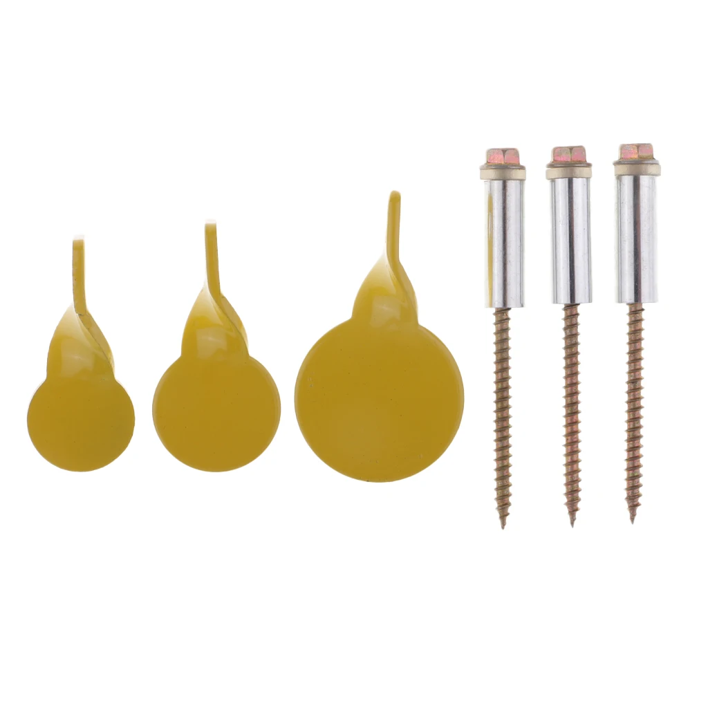 6 Pieces Metal Spinner Target Plinking Target Shooting Target Accessories Dia. 2.5cm 3cm 4cm 6 Pieces Metal Spinner Target Plinking Target Shooting Target Accessories Dia. 2.5cm 3cm 4cm