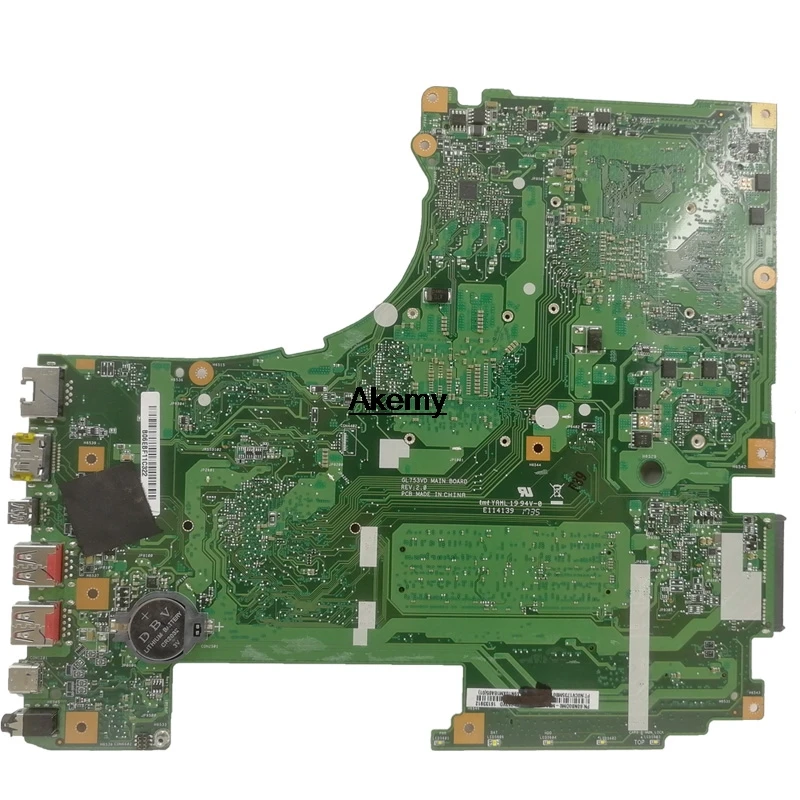 Обмен! Материнская плата GL753VD для For Asus GL753VE GL753V GL753 материнская ноутбука тест ОК