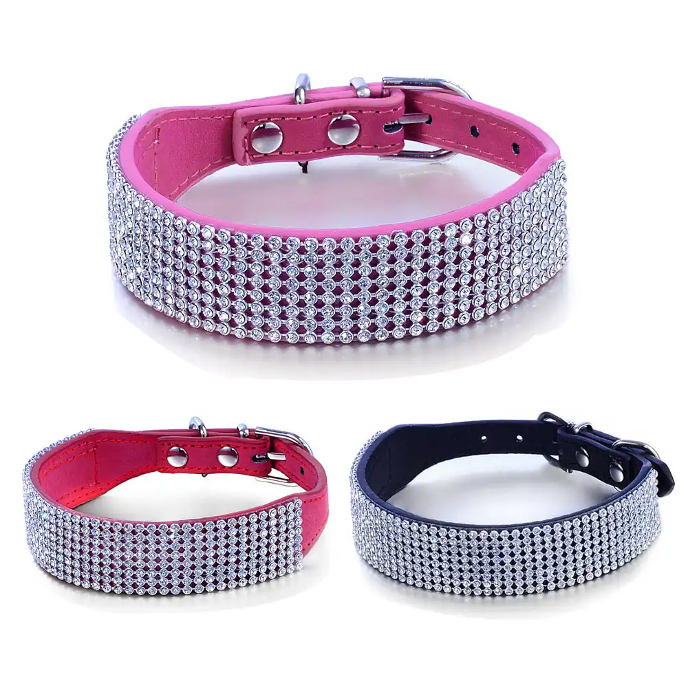 diamante dog lead