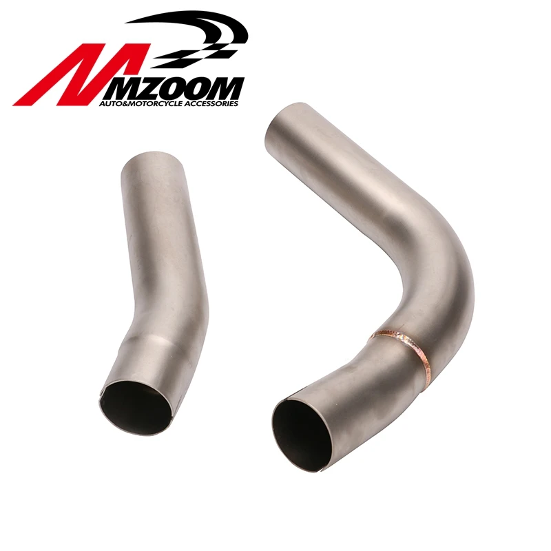 

Motorcycle middle of the exhaust pipe motocross mid pipe For YAMAHA YZF R1 YZF-R1 2009 2010 2011 2012 2013 2014