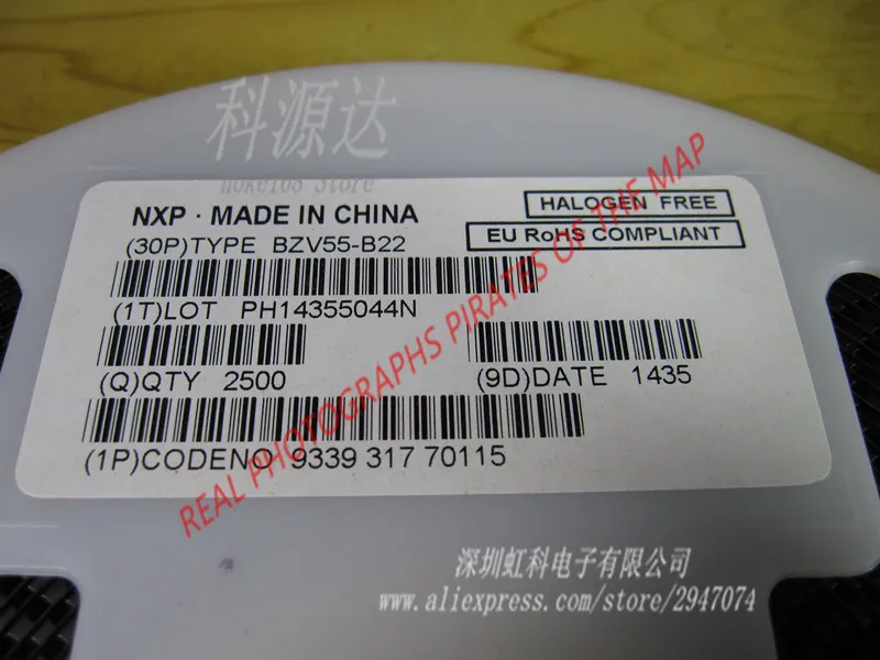 

100pcs/lot BZV55-B22 SOD-80 BZV55-B51 BZV55 Voltage regulator diodes