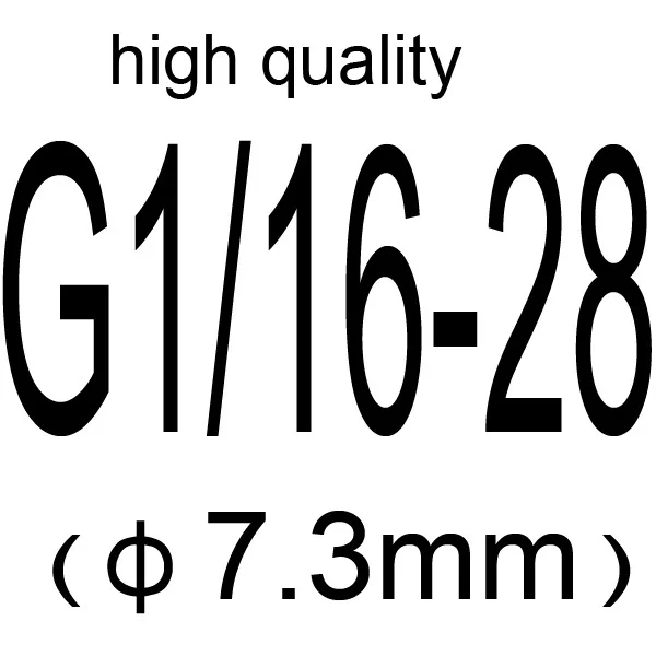 Твердосплавное растягивающее сверло G1/16, G1/8 G1/4 G3/8 G1/2 G3/4 твердосплавное сверло с круглой формой - Цвет: 7.3mm high quality