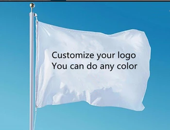 

Custom single side flag 100D Polyester we design any logo any color home decoration Custom flag banner