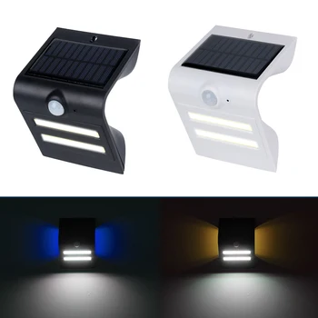 

Smart led Solar inductive Wall Light COB LED Waterproof PIR Detector Sensor Wall Lamp Spotlights For Garden Outdoor lighting