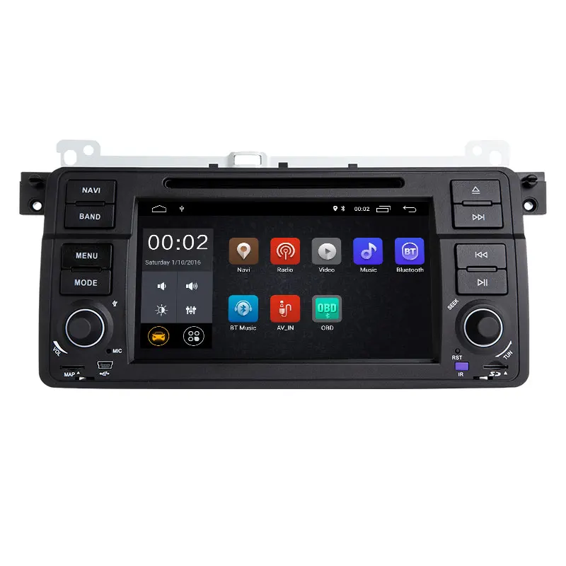 Flash Deal Josmile AutoRadio 1 Din Android 8.1 Car DVD Player For BMW E46 M3 Rover 75 Coupe 318/320/325/330/335 GPS Navigation 1998-2006 4G 0