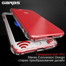 

GARAS/For Iphone 7 Case TPU Soft Transparent Phone Bag Case For Iphone 6 6s 7Plus Anti-knock Transparen Soft Silicone Phone Case