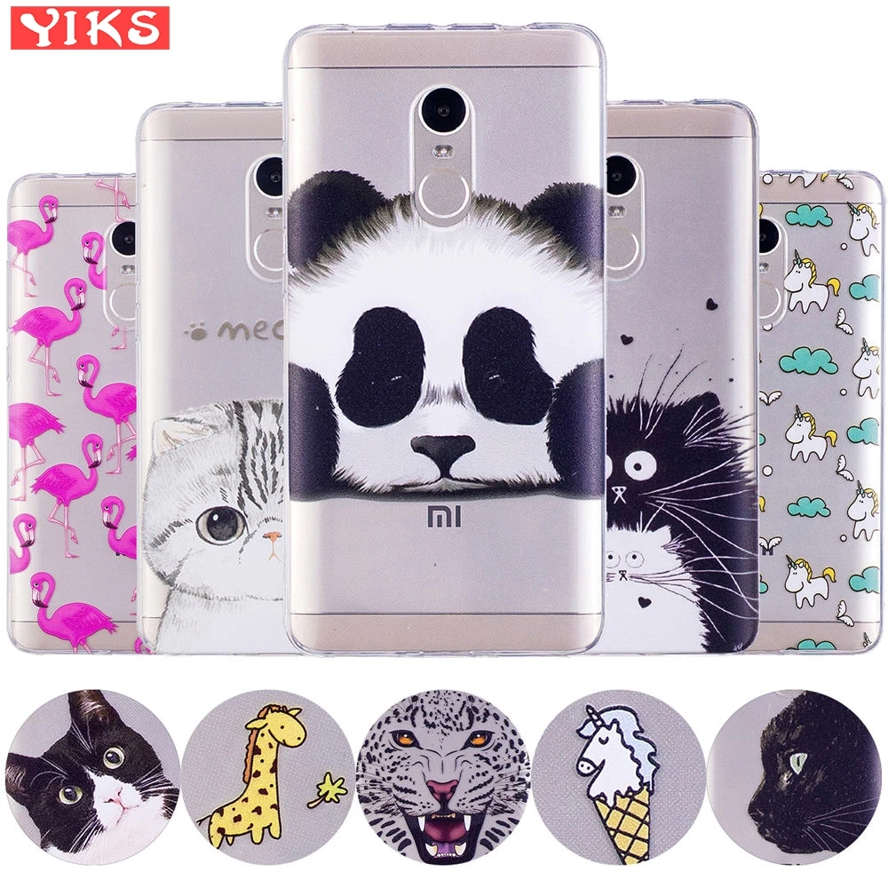 

Cute Panda Case For Xiaomi Redmi Note 4 4X 4A Soft Silicone Phone Back Cover For fundas Redmi Note 4 4x 4A Case Cat Mouse Shells