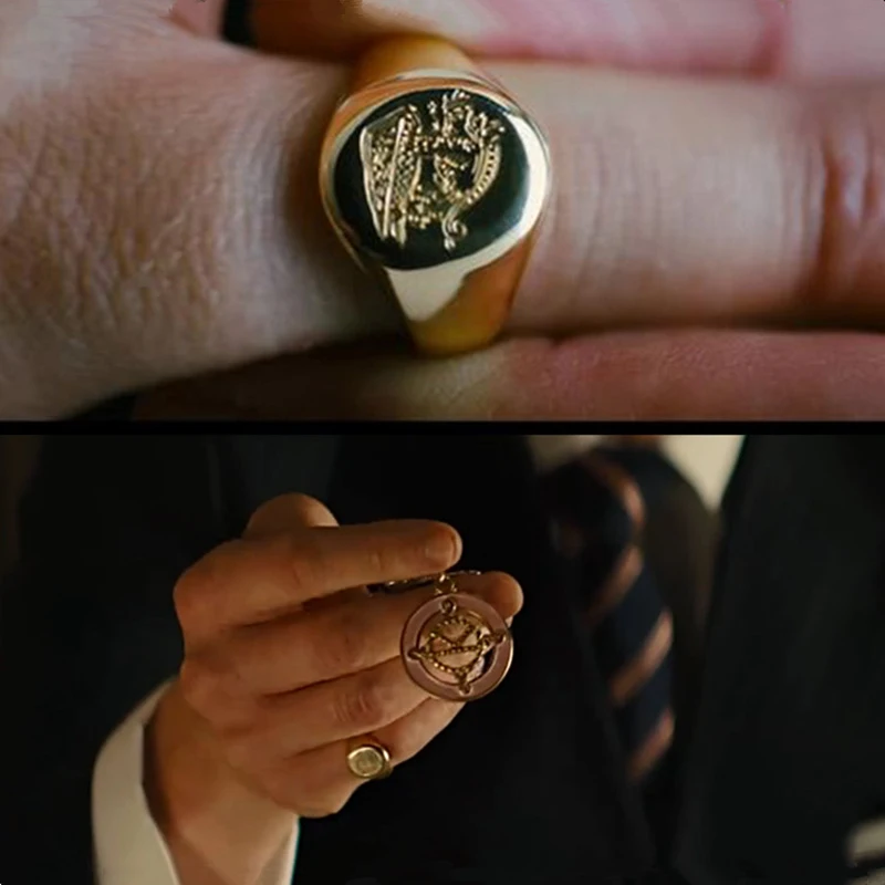 Kingsman Ring The Secret Service Custom Signet Rings For Men Women Cosplay 925 Silver Color Brass Gold Color Free Engrave Cool