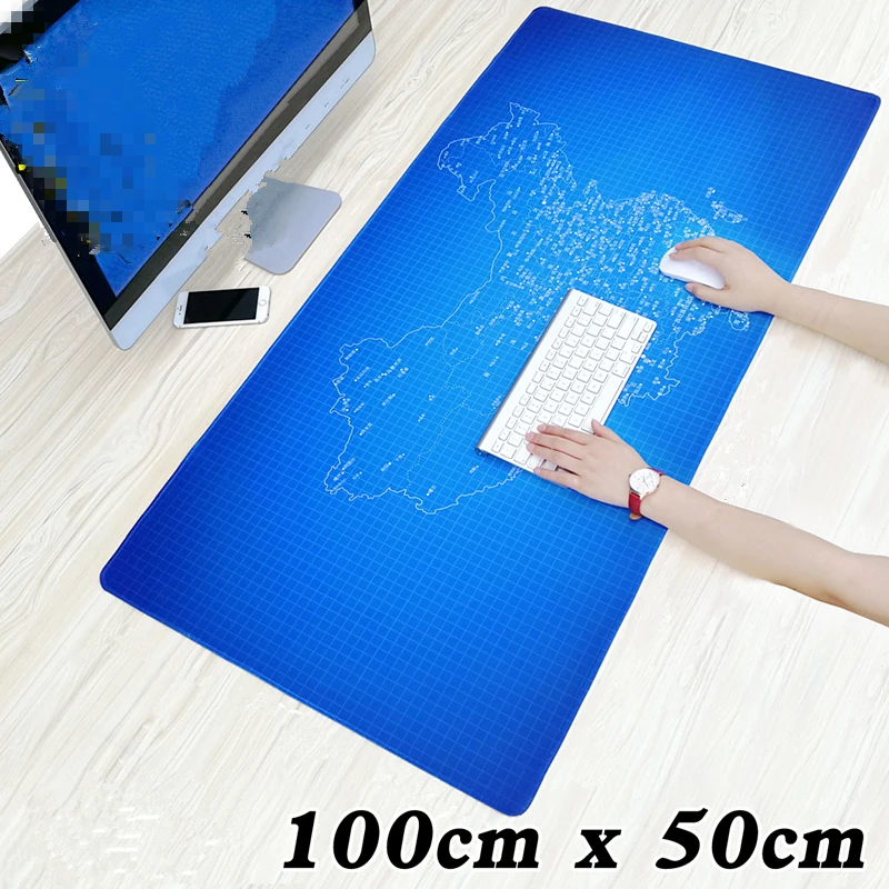 100x50cm Large Gaming Mouse Pad Natural Rubber Precision Lock Edge Mouse Mat for Dota Warcraft LOL
