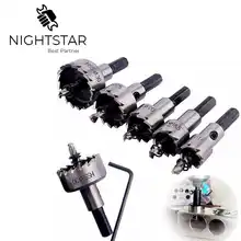 5 набор инструментов для просверливания отверстий Набор кольцевых пил из нержавеющей стали, металлический сплав, 16/18. 5/20/25/30 мм