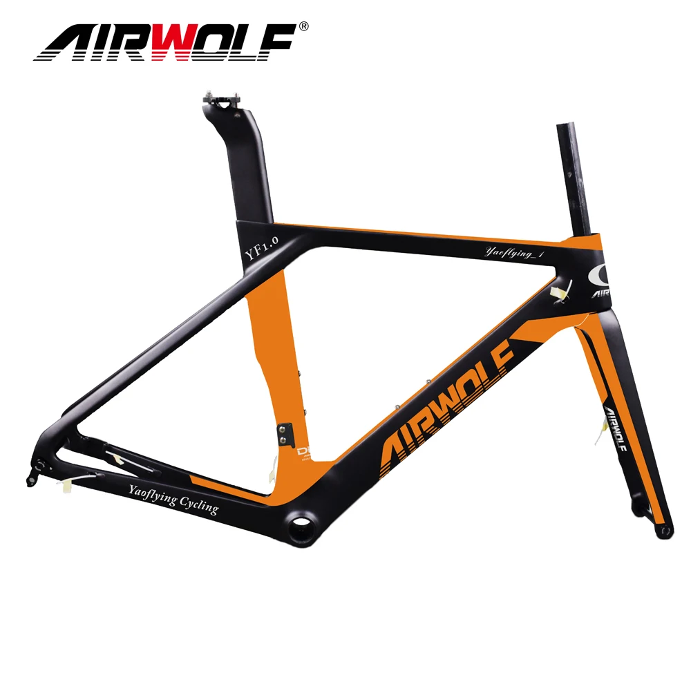 2018 Airwolf шоссейный углеродный диск размер кадра в 49/52/54/56 см Bicicleta углерода