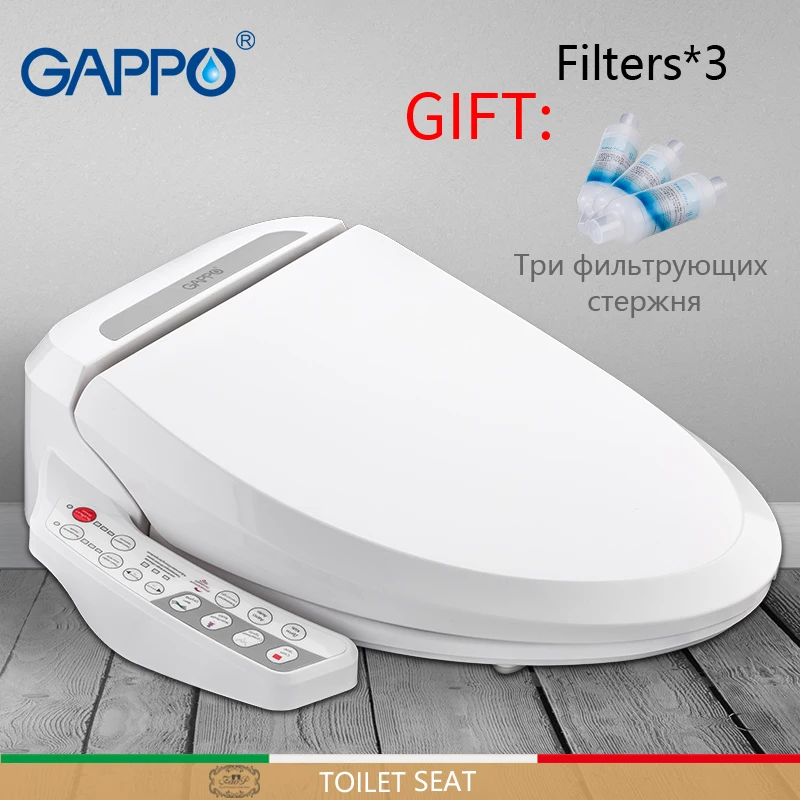 GAPPO Toilet Seats smart bidet Toilet Seats Intelligent Clean dry Toilet cover Elongated Bidet Lid Cover Heated sits tapa wc