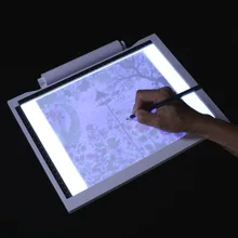 Electronic Whiteboard Drawing Tablet Digital Graphics Pad USB A4 LED Light Box Tracing Copy Board For Painting Writing