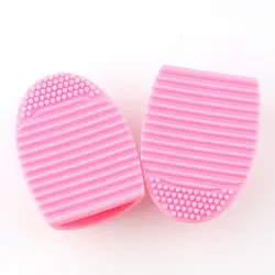 1 шт. 7,5*5,5 см Розовый яйцо Форма для Очистить щетки силиконовые пальца перчатки порошок/Фонд/ кисть для теней чистые инструменты