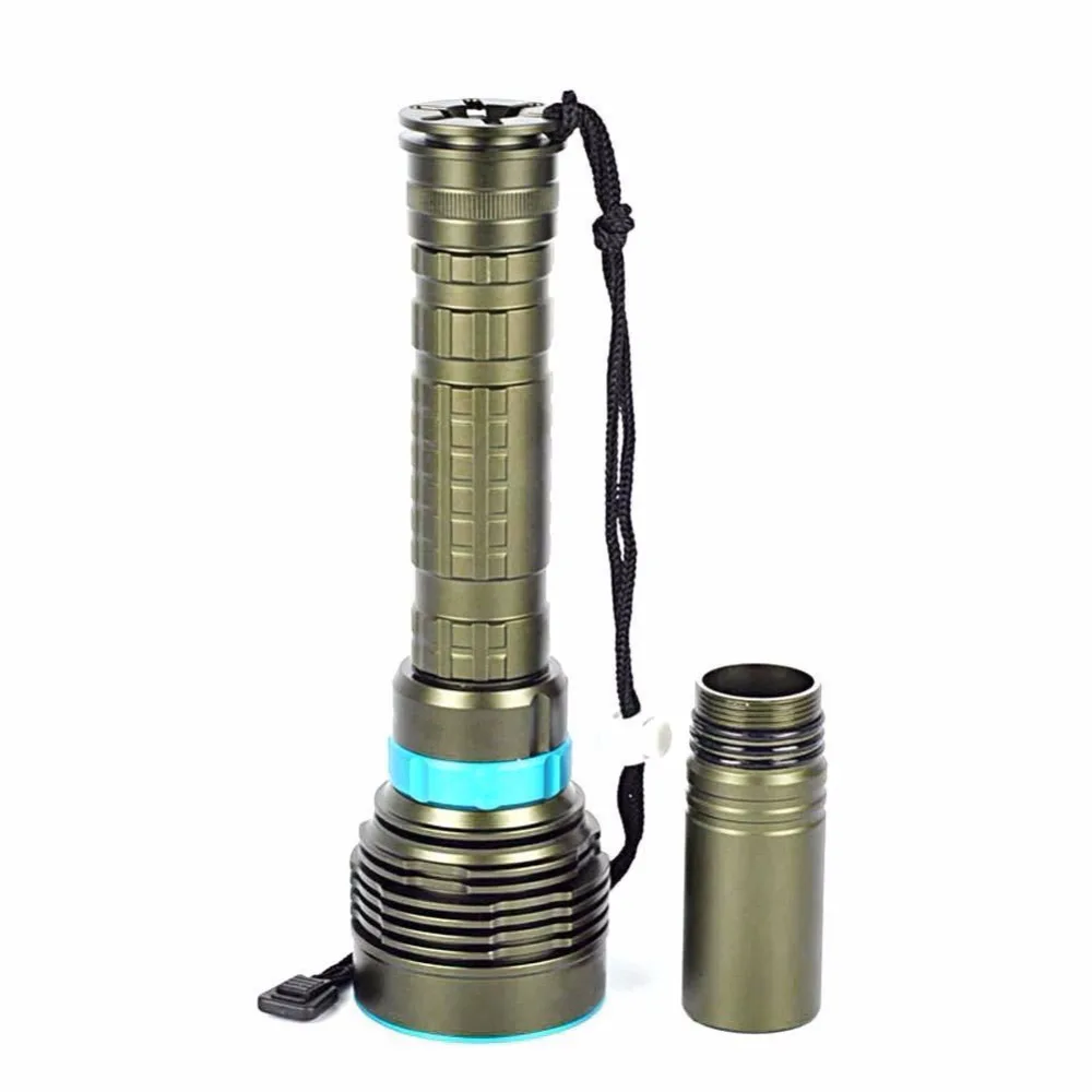 AIMIHUO 7L2 XML-LED dive flashlight strong light and long distance outdoor riding 18650 waterproof multi file diving depth 200m