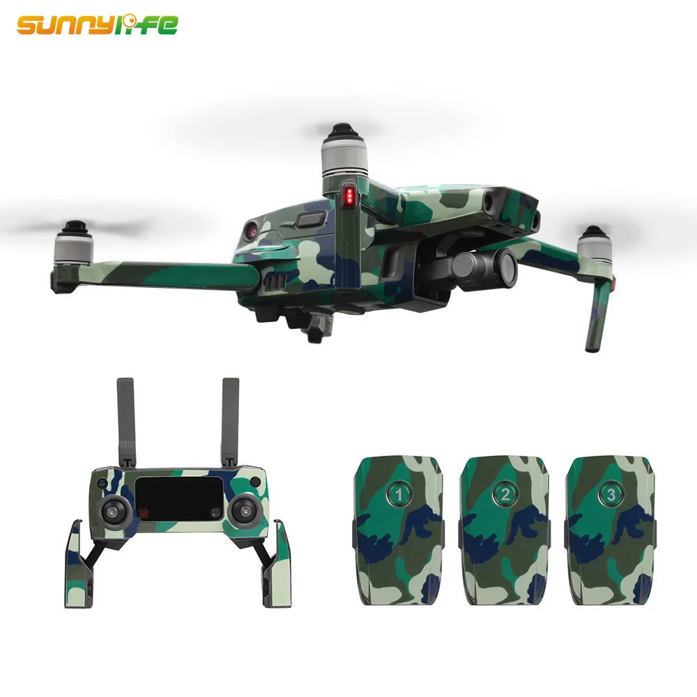 Декоративные наклейки из ПВХ Sunnylife камуфляжная кожа для DJI MAVIC 2 PRO и ZOOM на клейкие