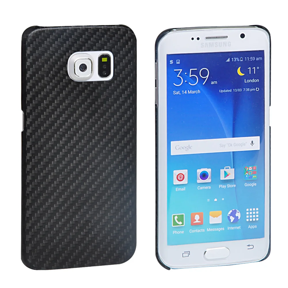 High-end Hight Quality 100% Real Carbon Fiber Matte Coque Case For Samsung Galaxy S6 Edge Funda Ultra-thin Phone Back Cover Capa |