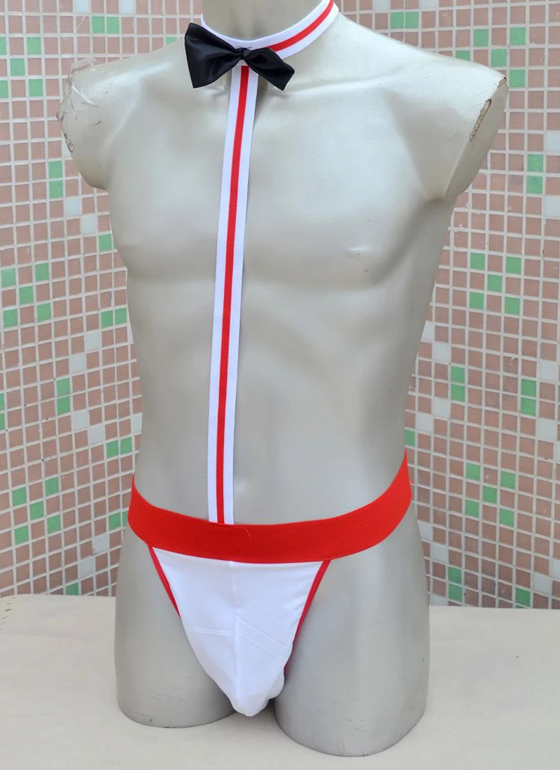 Нижнее белье мужское соблазнительное с бантом|suspender bodysuit|bodysuit thongbodysuit underwear men |