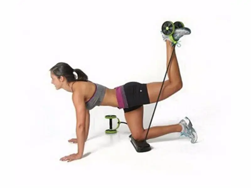 Многофункциональный эластичный тяговый трос с педали для похудения живота тренер упругая веревка для тренировки Фитнес