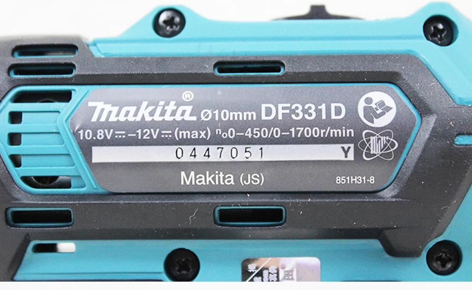 Япония Makita DF331DWAE/ME/YE зарядка дрель литиевая батарея дрель Электрический шуруповерт 30/14N. m
