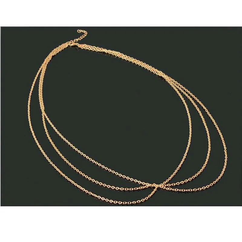 New Arrival Sexy Bikini Waist Chain,Fine Sexy Three Chains,Gold Body