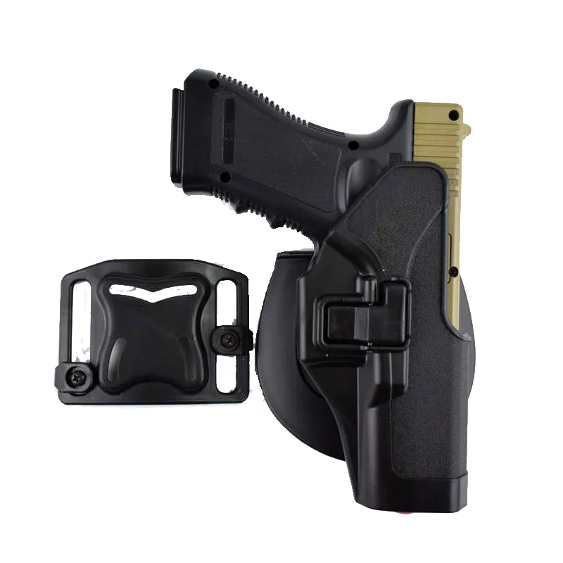 Тактический Глок 17 19 22 23 31 32 Airsoft кобура на пистолетный ремень пистолет Glock принадлежности для охоты, оружие случае правой талии кобура