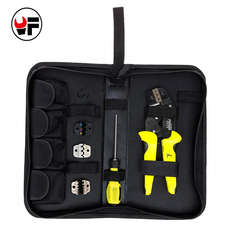 Wire-Crimper-Tools-Kit-Multitool-Engineering-Ratchet-Terminal-Crimping ...
