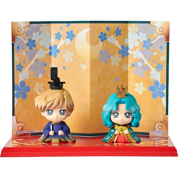 PrettyAngel-megahouse натуральный Petit Chara Hinamatsuri симпатичный защитник Сейлор Мун Usagi & Mamoru Haruka & Michiru