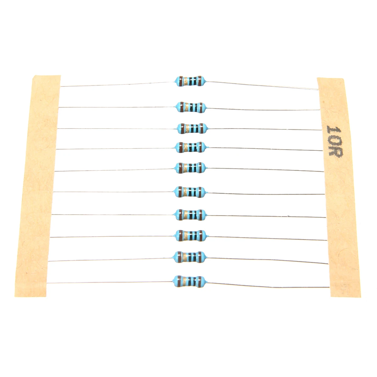 300 Piece High Precision Metal Film Resistors 30 Different Values 1/4W 1Ω-1MΩ Resistors Resistance Assortment Set