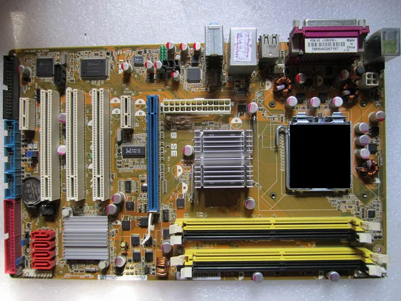 Used original for ASUS P5B SE 965 Integrated Gigabit Ethernet PCI-E DDR2 800 775-pin motherboard asus tg31 a7 supports ddr2 775 pin integrated large plate g31 motherboard