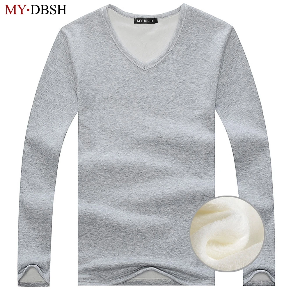 

New Autumn Winter Brand New Men's Velvet Undershirts Casual Thermal Homme Long Sleeve Men's Johns Plus Size 5XL-M Free Shipping
