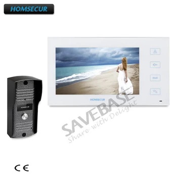

HOMSECUR 7" Hands-free Video&Audio Home Intercom+White Monitor for Apartment