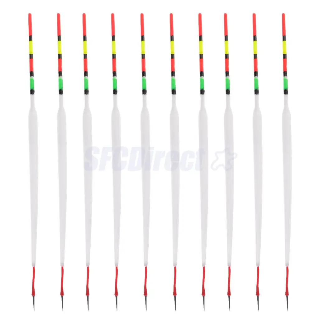 10pcs Fishing Sliding Floats Drift Tube Long Float Slips Fishing Indicator