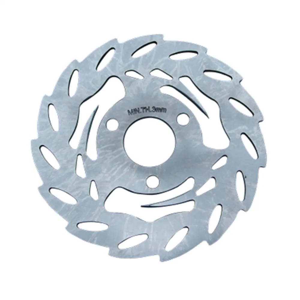 1 Pcs Motorcycle Stainless Steel Front Brake Rotors Disc Braking Disks for Yamaha JOG 50 90 RS100 pair motorcycle front brake rotors disc stainless steel braking disks l r for yamaha xp t max tmax 500 abs 2008 2011 2010 2009