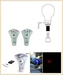 Автозапчасти светодио дный переключения передач глава личность рычаг переключения передач для автомобиля Volkswagen VW B6 Jetta Mk5 MK6 любых