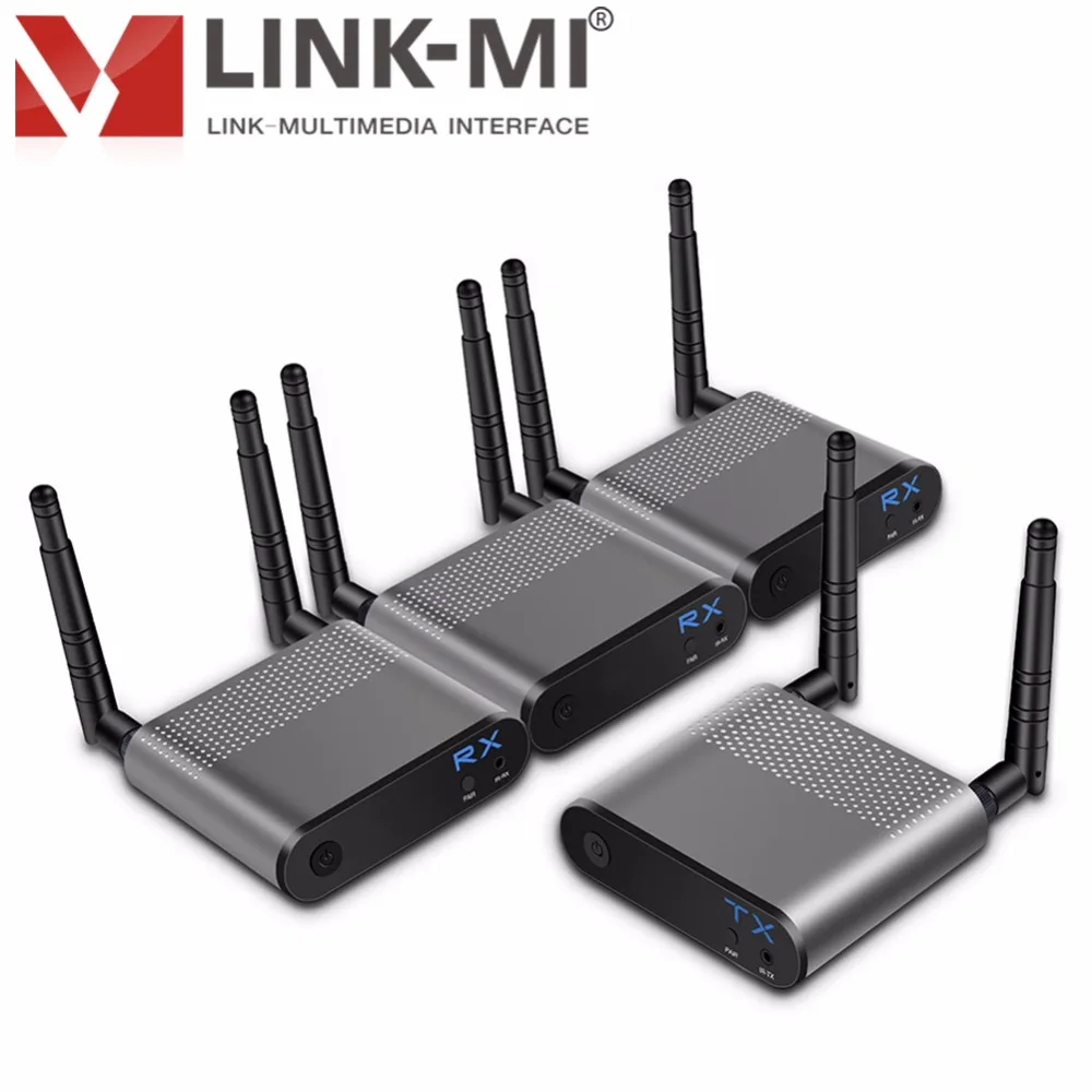 LINK MI LM WH100B 3 1080P 3D Wireless HDMI Extender 1 transmitter and 3
