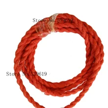 2x0.75 Винтаж веревку текстильной Провода витой кабель плетеные электрические Провода Ретро подвесной светильник лампа линии Винтаж лампы шнур