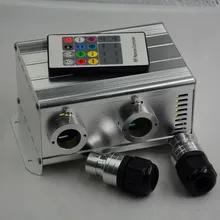 7 Вт* 2 отверстия светодиодный RGB светильник двигатель с мерцанием и съемкой звезды колеса; с 20key RF пульт дистанционного управления, AC100-240V вход