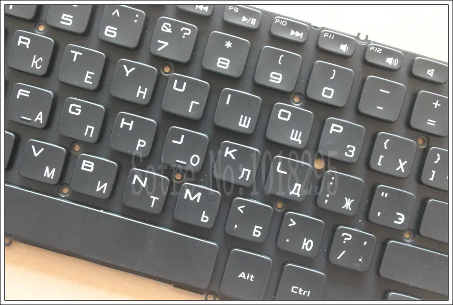 Teclado para Computador Laptop Dell Fj08x7 Russian Russo Ru. Retroiluminação. Novo - Imagem 3
